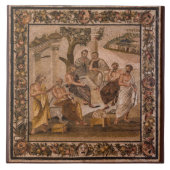 プラトン・アカデミーのモザイク タイル (正面)