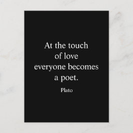 プラト引用文；愛のTouch ポストカード