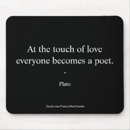 プラト引用文；愛のTouch マウスパッド