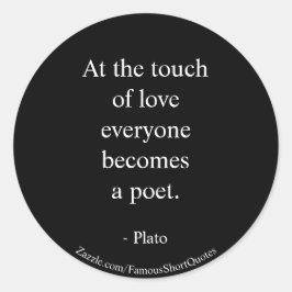 プラト引用文；愛のTouch ラウンドシール