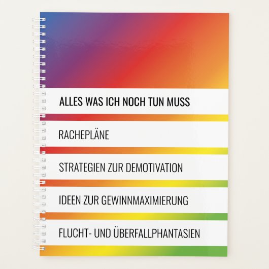 プラナーフールセルブヴュッテ プランナー手帳 (正面)