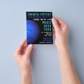 プラネタリウムイベント広告ズ チラシ (手)