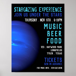 プラネタリウムイベント広告ズ ポスター