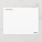 プラネタリウム月星天文学 ポストカード (裏面)