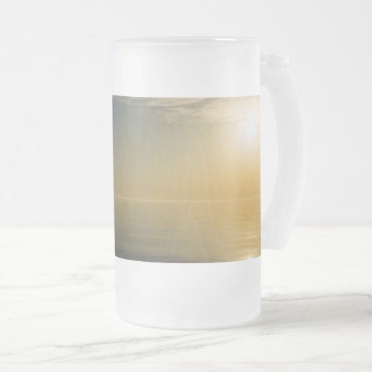 プラネタリウム朝日フロストマグ フロストグラスビールジョッキ (正面右)