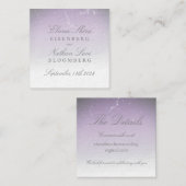 プラネタリウム・チュパ結婚ーの詳細Webサイトカード スクエア名刺 (正面/裏面)