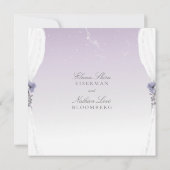 プラネタリウムChuppah結婚式招待状 招待状 (裏面)