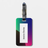 プラネタリオーロラカスタムラゲッジタグ ラゲッジタグ (裏面縦)