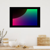 プラネタリオーロラポスター ポスター (キッチン)