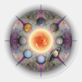 プラネタリマンダラサークルステッカー ラウンドシール