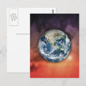 プラネットアースイン宇宙 ポストカード (正面/裏面)