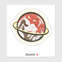 プラネットカスタムカットステッカー シール