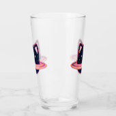 プラネットキャットガラス タンブラーグラス (左)