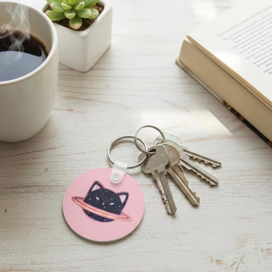 プラネットキャットキーチェーン キーホルダー