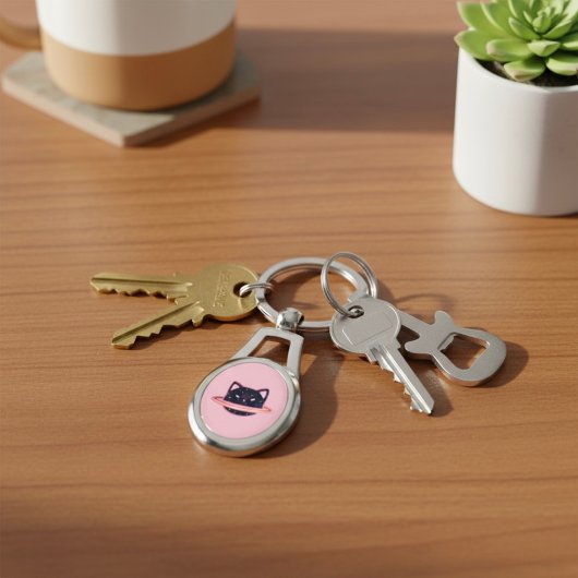 プラネットキャットキーチェーン キーホルダー