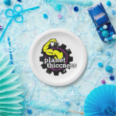 プラネットシティジム厚さおもしろいジョークトレーニング ペーパープレート (パーティー)