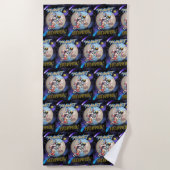 プラネットフーパー ビーチタオル (正面)