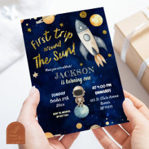 プラネットボーイ宇宙1stトリッのまわりにプザサン誕生日