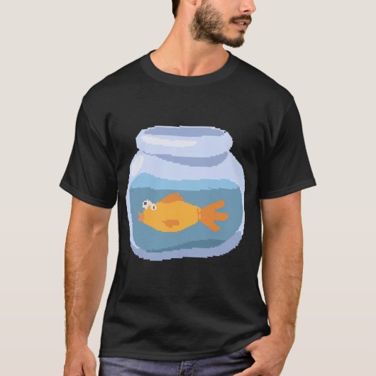プラネットライフの金魚 Tシャツ (正面)