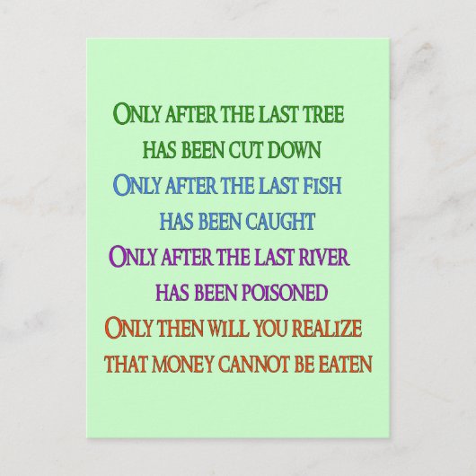 プラネットラメント ポストカード (正面)