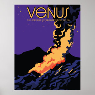 プラネットヴィーナス宇宙アートツートーンコーヒーマグ ポスター