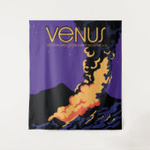 プラネットヴィーナス宇宙アートフォトプリント タペストリー (正面)