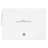 プラネット火星付きノートカード (裏面横)