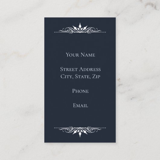 プラネット·アース·名刺 名刺 (裏面)