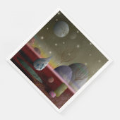 プラネット・オブ・ザ・シェイプズ紙ナプキンス (コーナー)