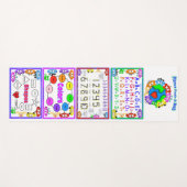 『プラネット・ピーク・ア・ブー学ズ・マッ遊ト・シリーズ』  ヨガマット (正面(横))