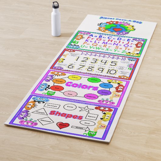 『プラネット・ピーク・ア・ブー学ズ・マッ遊ト・シリーズ』  ヨガマット (インサイチュ)