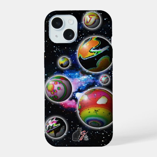 プラネトイド iPhone 15ケース (裏面)