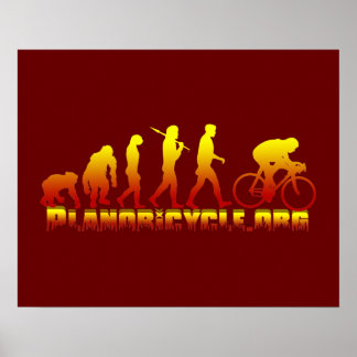 プラノ自転車協会ファイヤースターターロゴ ポスター
