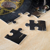 プラハと天文時計 – オロジ/チェコ ジグソーパズル (側面)