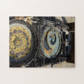 プラハと天文時計 – オロジ/チェコ ジグソーパズル (横)