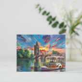 プラハのおとぎ話はがき ポストカード (スタンド正面)