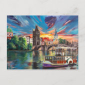 プラハのおとぎ話はがき ポストカード (正面)