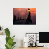 プラハのカレル橋 ポスター (ホームオフィス)