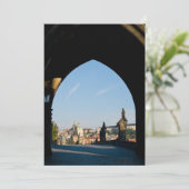 プラハのカール橋の景観 招待状 (スタンド正面)