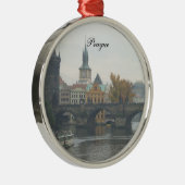 プラハのクリスマスのオーナメント メタルオーナメント (右)