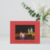 プラハのクリスマスナイトのはがき シーズンポストカード (スタンド正面)