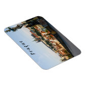 プラハのシャルル橋からの城の眺め マグネット (右側)