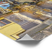 プラハのシャルル橋、聖なる救世主の像 ポスター (角)