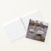 プラハのスワンとチャールズの橋 ノートブック (内部)