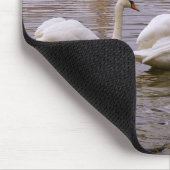 プラハのスワンとチャールズの橋 マウスパッド (コーナー)