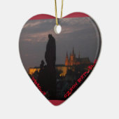 プラハのチェコスロバキア共和国のオーナメント セラミックオーナメント (左)