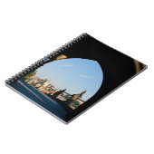 プラハのチャールズ橋の眺め ノートブック (左側)