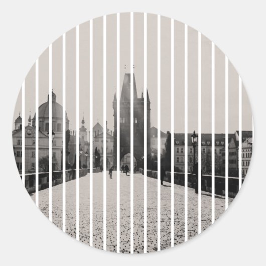 プラハのチャールズ橋 ラウンドシール (正面)