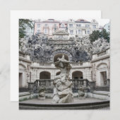 プラハのネプチューン像の噴水 (正面/裏面)