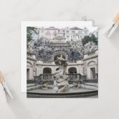 プラハのネプチューン像の噴水 カード (正面/裏面インサイチュ)